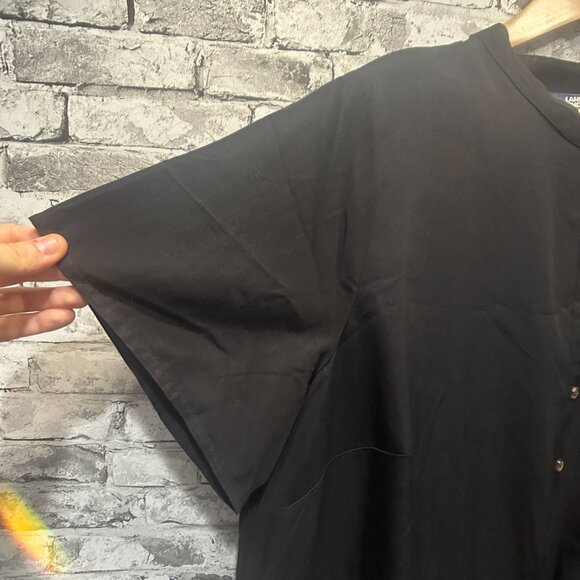 EUC Lands End Black Button Up Dress Size 2X (20W - 22W) - Picture 4 of 13